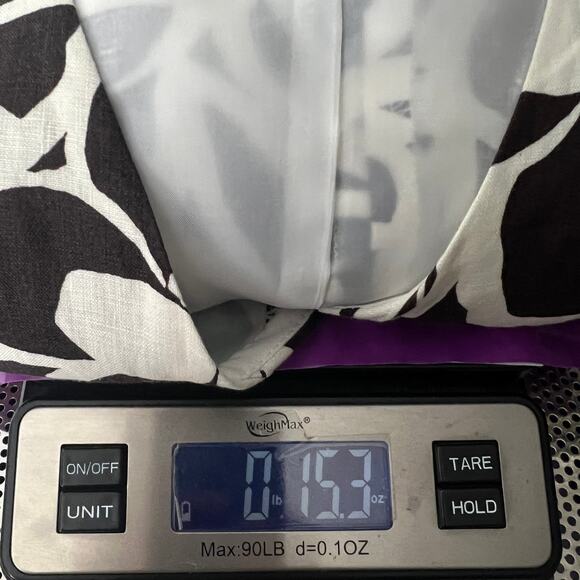 Women's Floral Sleeveless Brown White Midi Button Down Dress Size Medium - Picture 10 of 10